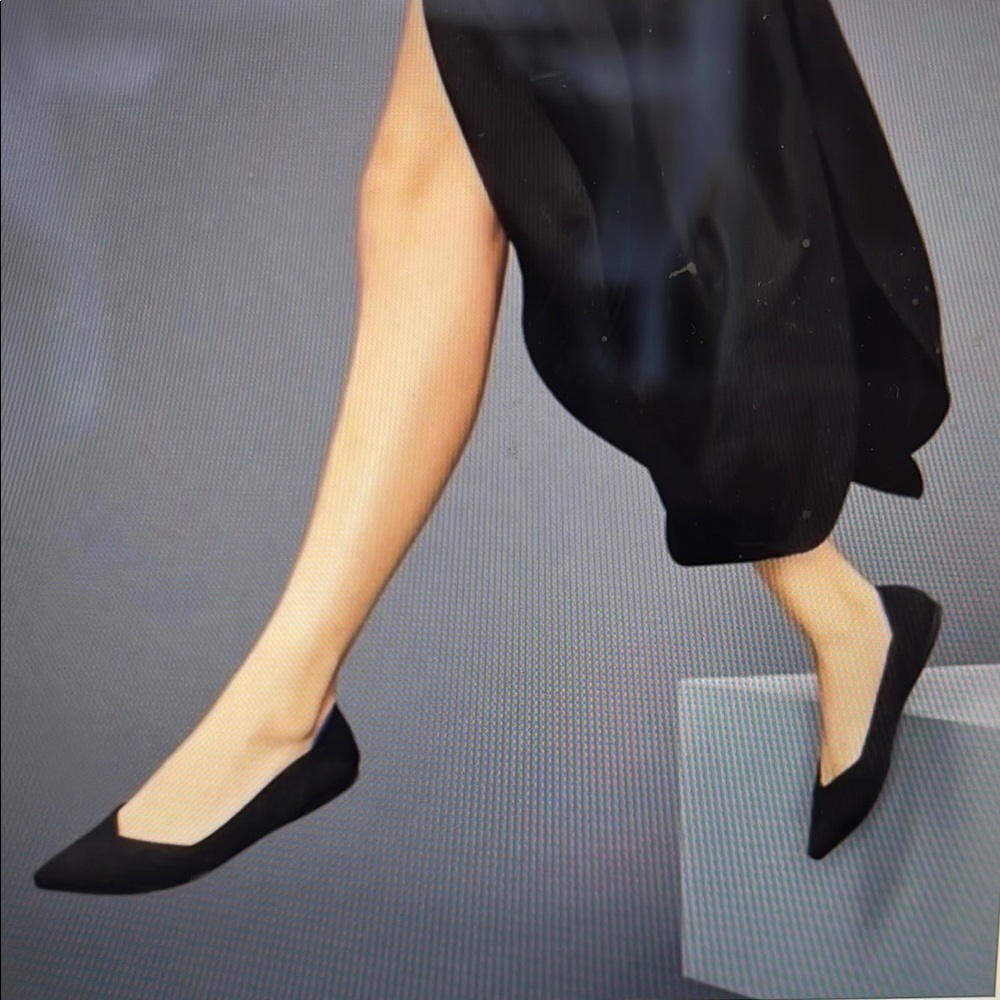 Rothy's The Point Ballet Flats In Black